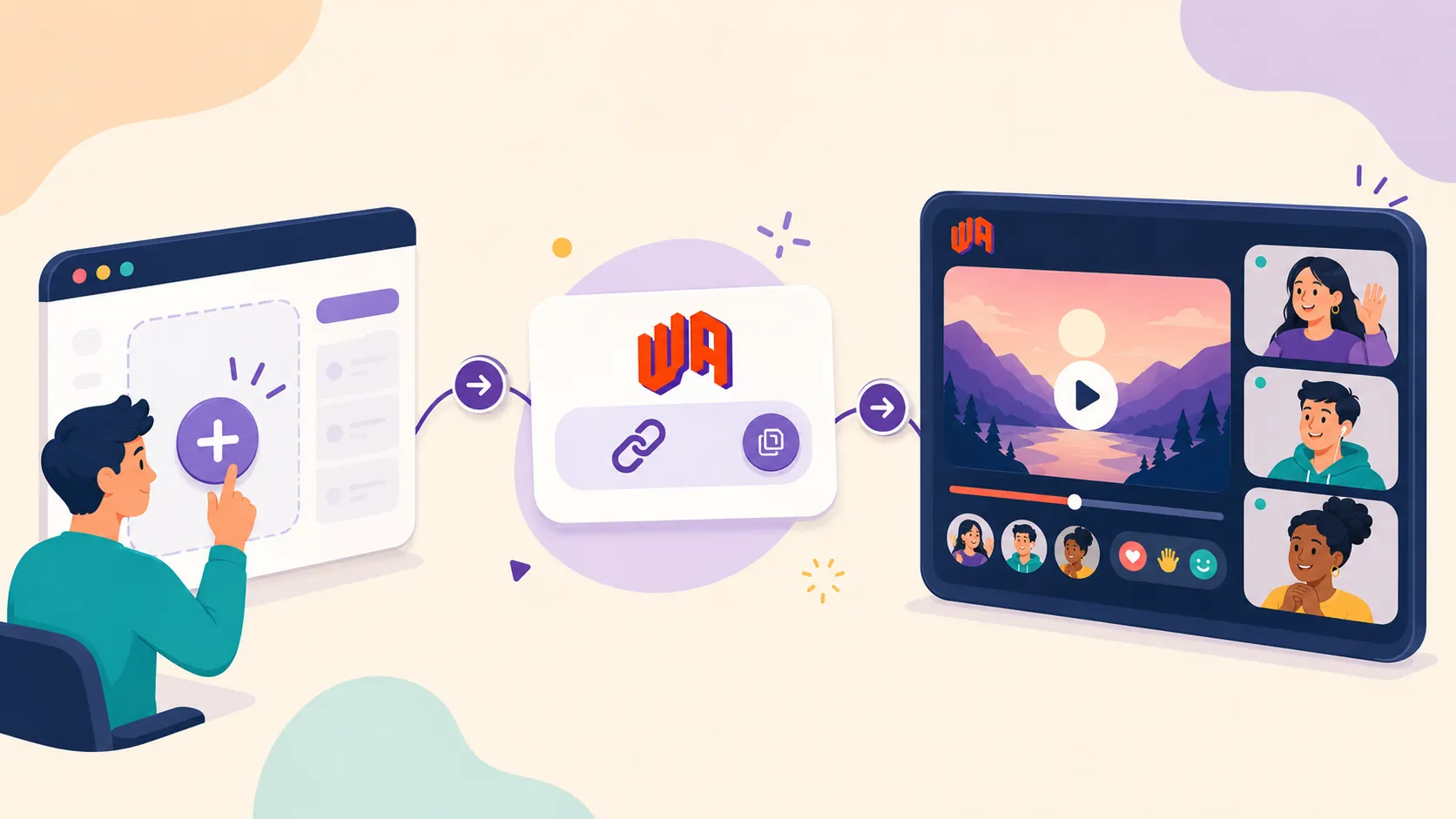The Easiest Watch Party Platform: Zero Learning Curve, Zero Setup